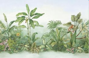 Фреска Растения джунглей