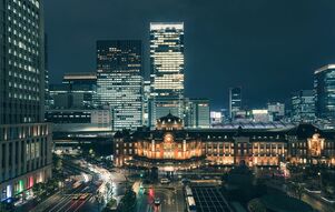 Фотообои Здания ночного города