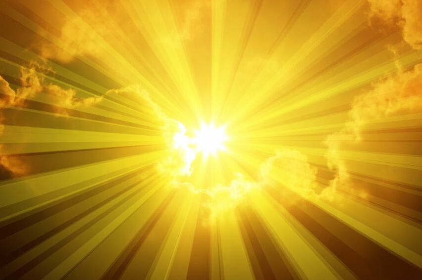 Картина на холсте Солнечные лучи, арт hd0555801
