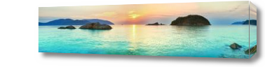 Картина Лазурное море на закате