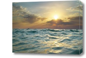 Картина закат на море